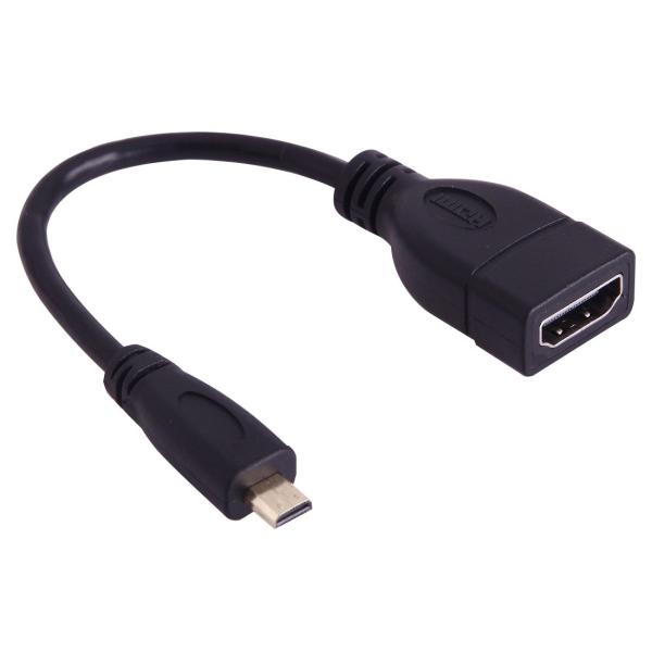 PromiumCord Flexi adaptér HDMI Typ A samica - micro HDMI Typ D samec pre ohybné zapojenie 