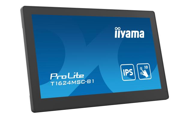 16" iiyama T1624MSC-B1: FHD, HDMI, Media Player 
