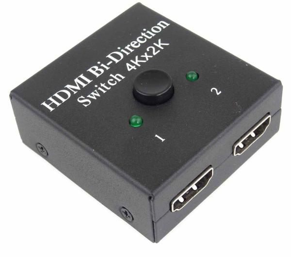 PremiumCord HDMI Switch 4K, FULL HD 1080p obojsmerný 2-1 alebo 1-2