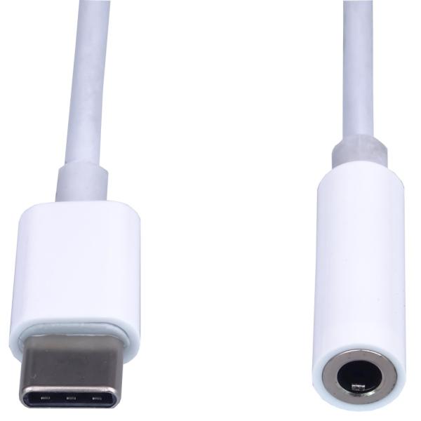 PremiumCord Redukce USB-C / 3, 5mm jack na audio s DAC chipem 10cm 