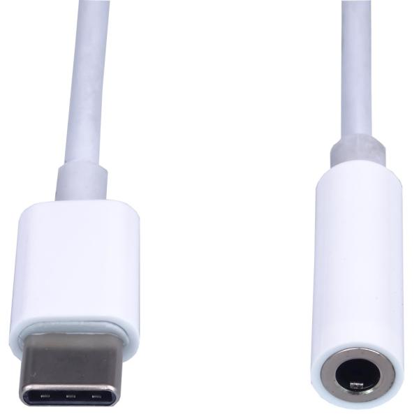 PremiumCord Redukcia USB-C / 3, 5mm jack na audio s DAC chipom 10cm 
