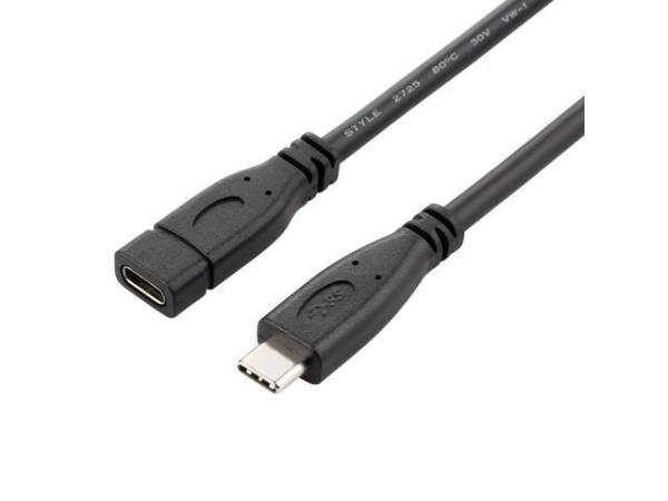 PremiumCord Prodlužovací kabel USB 3.2 generation 2, C/ male - C/ female, 1, 5m