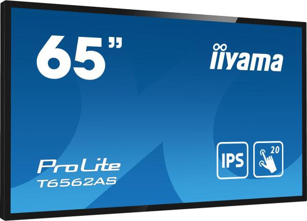 65" iiyama T6562AS-B1: IPS, 4K UHD, Android, 24/ 7 