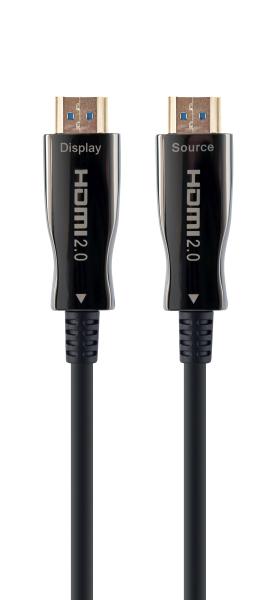 Gembird aktívny optický HDMI kábel 50m