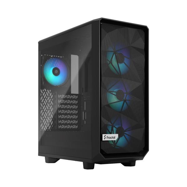 Fractal Design Meshify 2 Compact Lite RGB/ Midi Tower/ Transpar./ Čierna