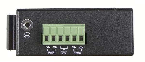 MaxLink DIN60 PoE injektor - 12-48VDC, 802.3af/ at/ bt, 55V, 1.1A, 60W, 1Gbit 