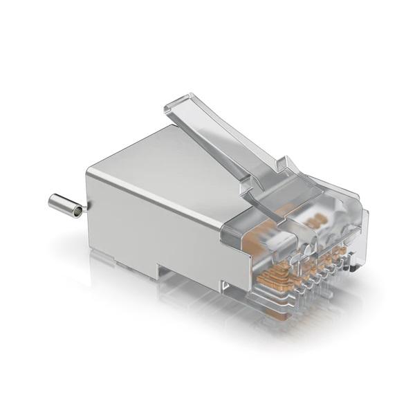 Ubiquiti UISP-Connector-SHD - STP RJ45 konektor, Cat5, 8p8c, drôt, pozlátený, AWG24