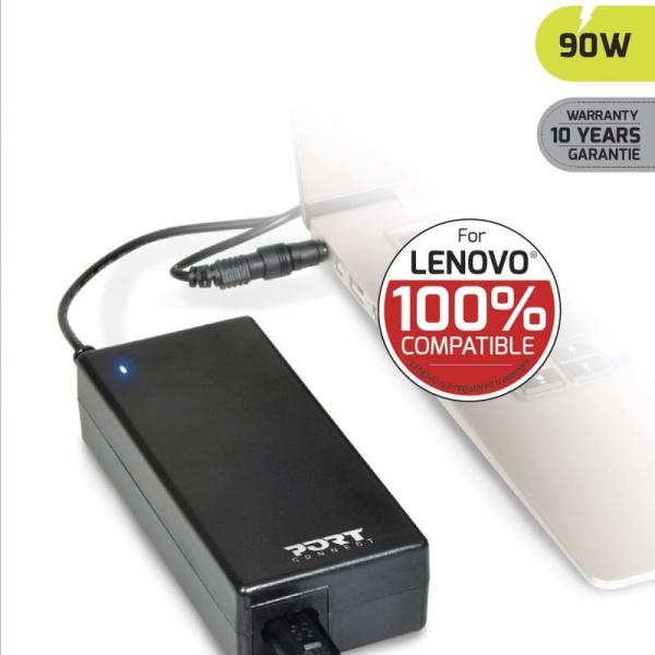 PORT CONNECT Lenovo 100% napájací adaptér k notebooku, 19V, 4, 74A, 90W, 4x Lenovo konektor