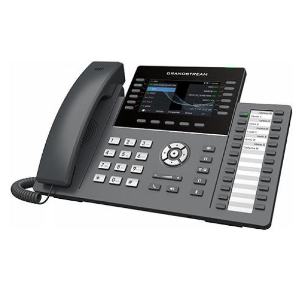 Grandstream GRP2636 SIP telefón, 4.3" TFT bar. displej, 6SIP účtov, 24 pr. hr., 2x1Gb, WiFi, BT 