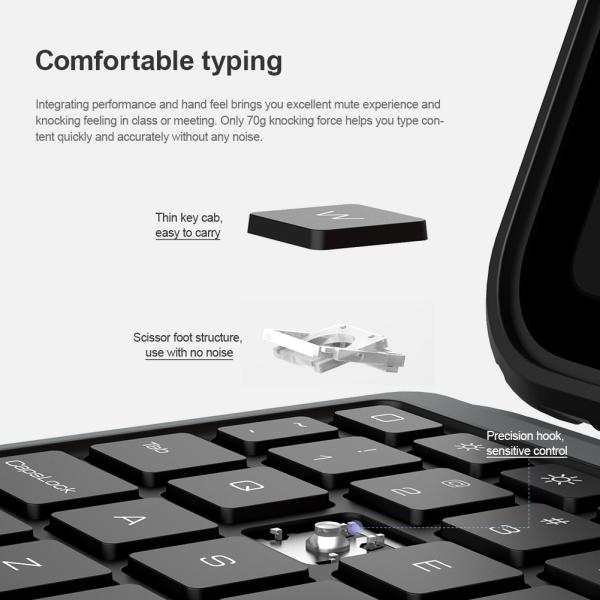 Nillkin Bumper Combo Keyboard Case pre iPad 10.9 2022 Black 