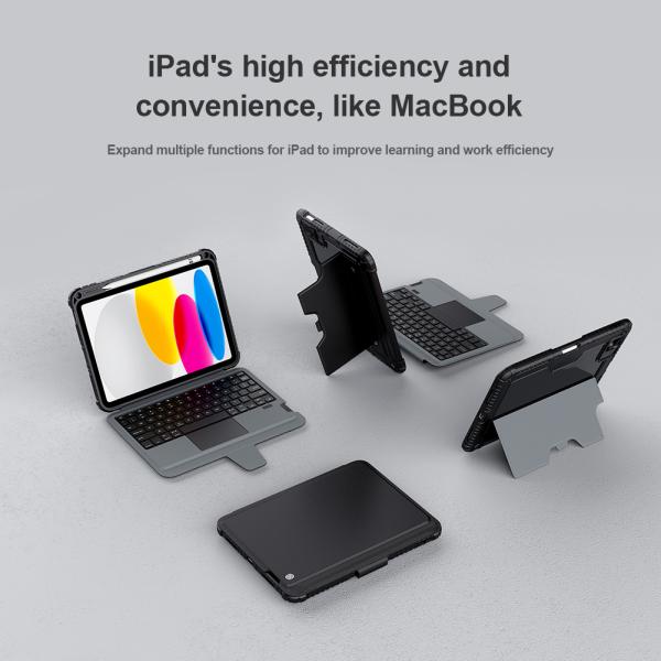 Nillkin Bumper Combo Keyboard Case pre iPad 10.9 2022 Black 