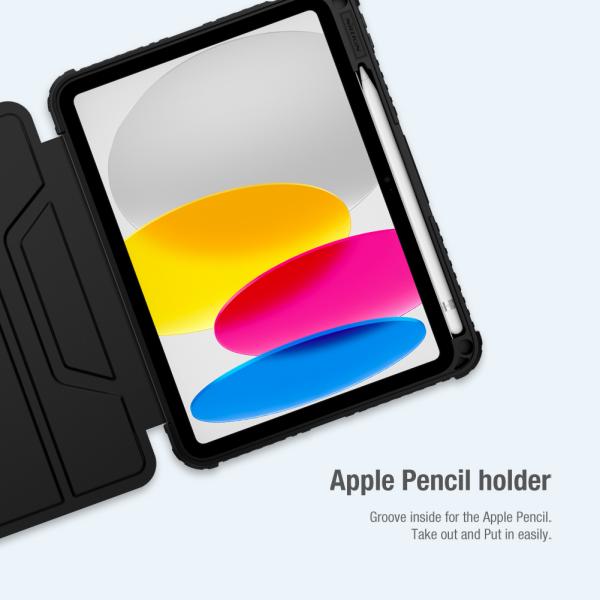 Nillkin Bumper PRO Protective Stand Case pre iPad 10.9 2022/ 24/ 11 2025 Black 