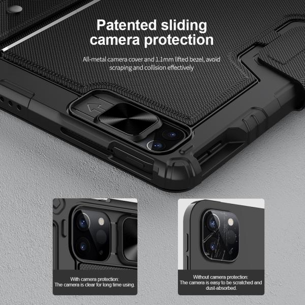 Nillkin Bumper Combo Keyboard Case pre iPad Pro 12.9 2020/ 2021/ 2022 Black 