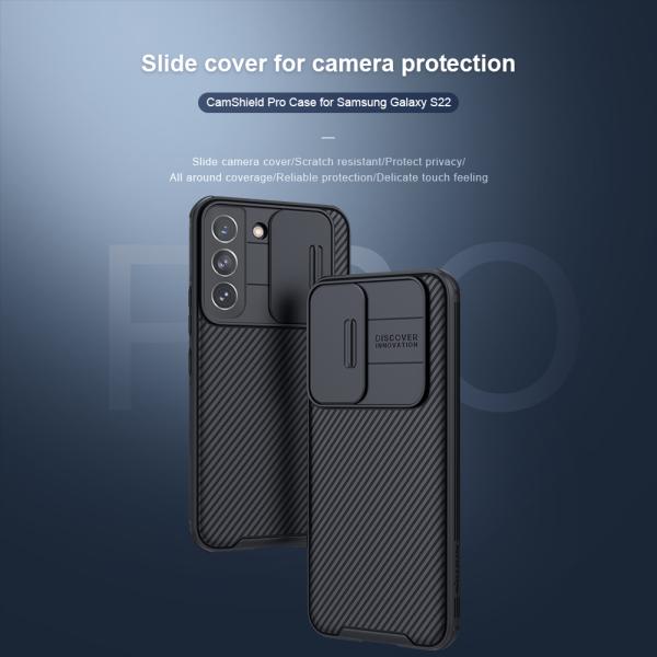 Nillkin CamShield PRO Zadný Kryt pre Samsung Galaxy S23 Black 