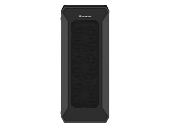 Počítačová skriňa Genesis IRID 505F/ Midi Tower/ Transpar./ Čierna 