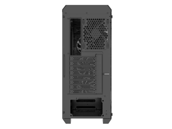 Počítačová skriňa Genesis IRID 505F/ Midi Tower/ Transpar./ Čierna 