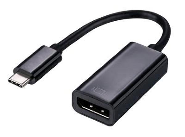 Adaptér C-TECH Type-C na Displayport, M/ F, 15cm