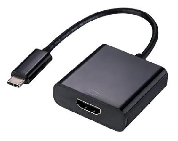 Adaptér C-TECH Type-C na HDMI, M/ F, 15cm