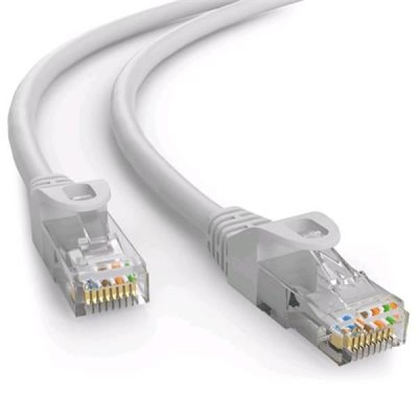 Kábel C-TECH patchcord Cat6, UTP, sivý, 7, 5m