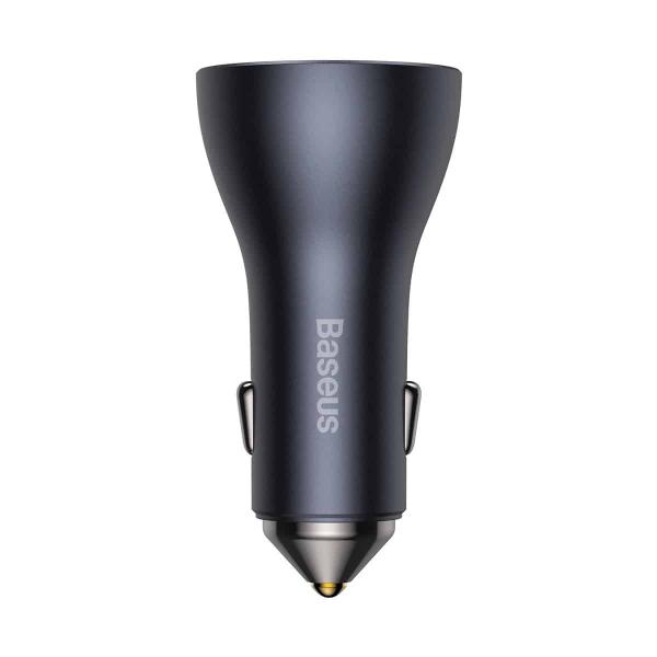 Baseus CGJP010013 Nabíjačka do Autá Triple Quick Charger USB/ USB-C/ USB-C 65W Dark Grey