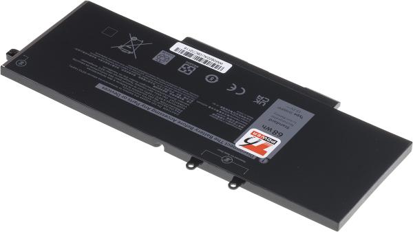 Batéria T6 Power pre Dell Latitude 5401, 5410, 5501, 5510, Precision 3550, 4470mAh, 68Wh, 4cell 