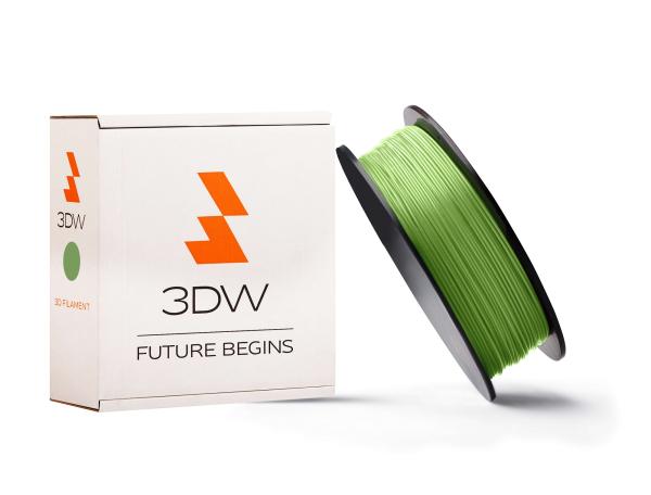 3DW - ABS filament 1, 75mm fluozelen, 0, 5kg, tisk220-250°C