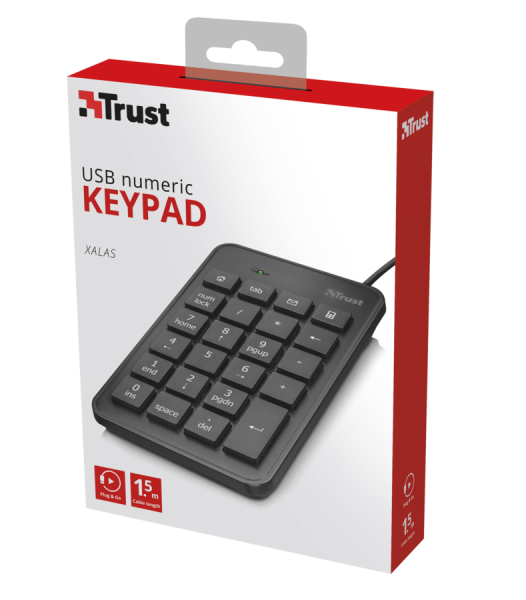 TRUST XALAS USB NUMPAD 