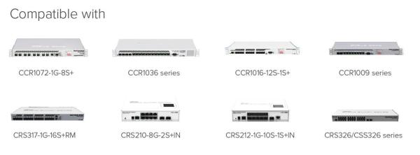 MikroTik S+RJ10 - RJ45 SFP+ metalický modul 10/ 100/ 1000M/ 2.5G/ 5G/ 10G 