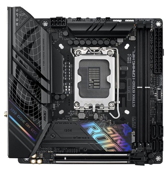 ASUS MB Sc LGA1700 ROG STRIX B760-I GAMING WIFI,  Intel B760,  2xDDR5,  1xDP,  1xHDMI,  WI-FI,  mini-ITX