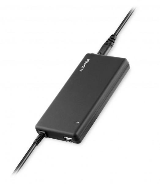 Univerzálny adaptér pre notebooky so 16 výmennými konektormi a USB, 90W 