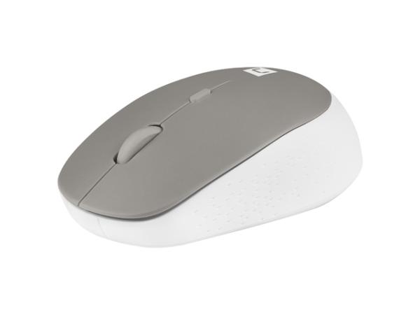 Natec optická myš HARRIER 2/ 1600 DPI/ Kancelářská/ Optická/ Bezdrátová Bluetooth/ Bílá-šedá 