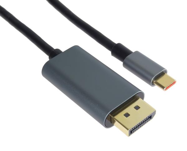 PremiumCord kábel USB-C na DisplayPort DP1.4 8K @ 60Hz a 4k @ 120Hz 2m 