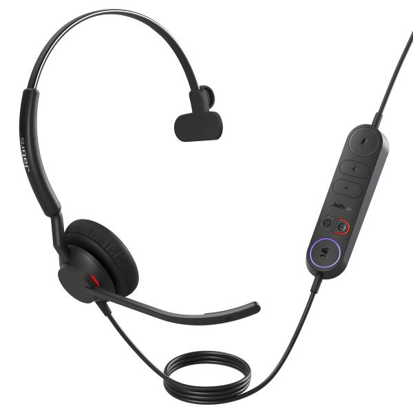 Jabra Engage 40 (Inline Link)/ Mono/ ANC/ USB/ Drát/ MS/ Černá