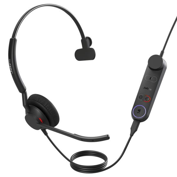 Jabra Engage 50 II (Link)/ Mono/ ANC/ USB-C/ Drát/ MS/ Černá