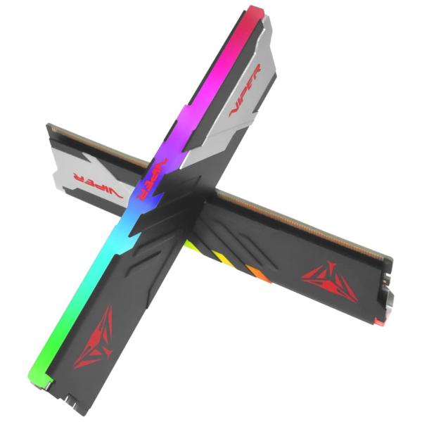 Patriot Viper Venom/ DDR5/ 32GB/ 5600MHz/ CL36/ 2x16GB/ RGB/ Black/ Silv 