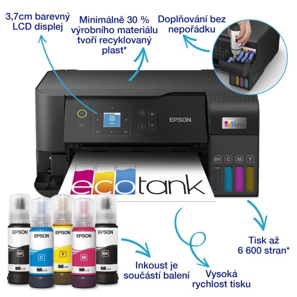 Epson EcoTank/ L3560/ MF/ Ink/ A4/ WiFi/ USB 