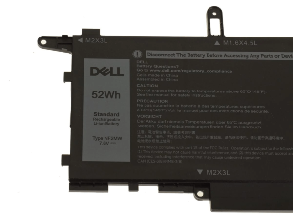 Dell Baterie 4-cell 52W/ HR LI-ON pro Latitude 7400 2v1, 9410 