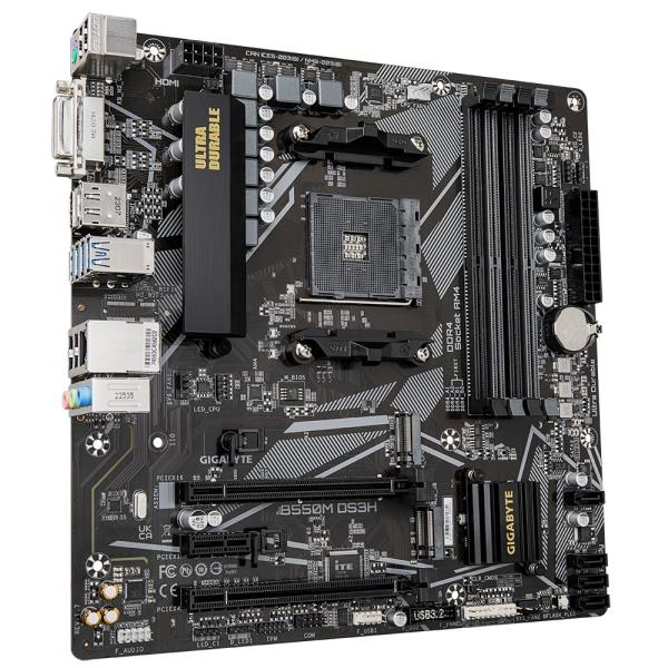 GIGABYTE B550M DS3H AC/ AM4/ mATX 