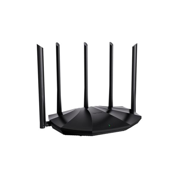 Tenda TX2 Pro AX1500 WiFi6 Router, 1x GWAN, 3x GLAN, IPv6, 5x 6dBi anténa, WPA3, CZ App 