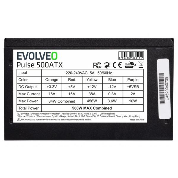 Evolveo/ 500W/ ATX/ Bulk 