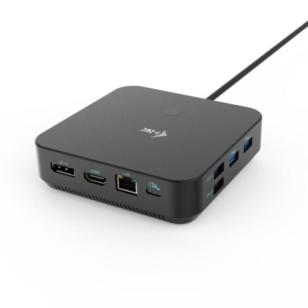 i-tec USB-C HDMI + Dual DP Docking Station, Power Delivery 100W 