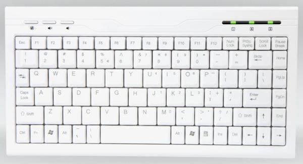 AMEI Keyboard AM-K2001W CZECH Slim Mini Multimedia