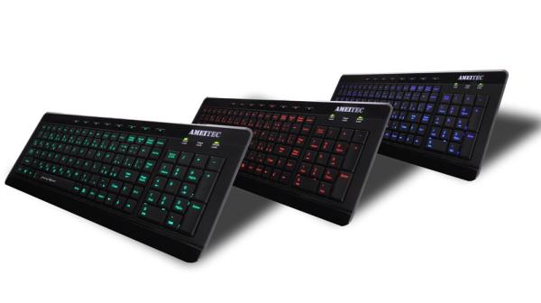 AMEI AM-K3001B/ Drôtová USB/ CZ layout/ Čierna
