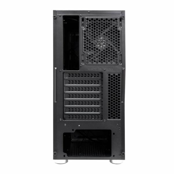 EVOLVEO Silens S1/ Midi Tower/ Transpar./ Čierna 
