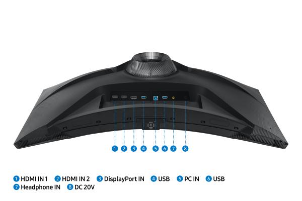 Samsung Odyssey G7 Neo/ G75NB/ 32"/ VA/ 4K UHD/ 165Hz/ 1ms/ Black/ 2R 