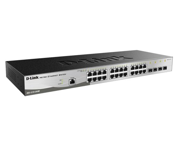D-Link DGS-1210-28/ ME/ E 24x 1G + 4x 1G SFP Metro Ethernet Managed Switch 