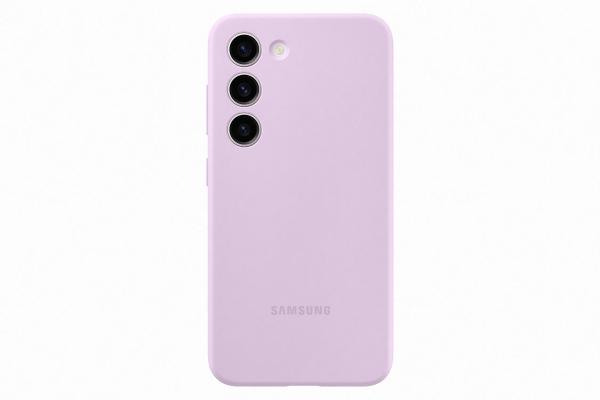 Samsung Silikonový zadní kryt pro Samsung Galaxy S23 Lilac