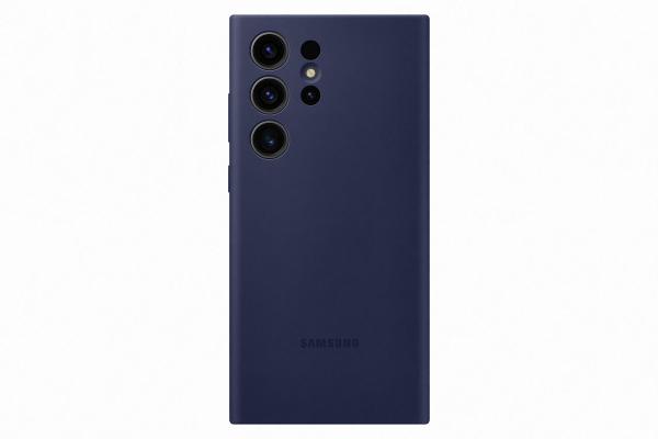 Samsung Silikonový zadní kryt pro Samsung Galaxy S23 Ultra Navy