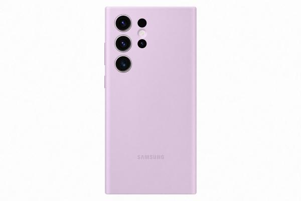 Samsung Silikonový zadní kryt pro Samsung Galaxy S23 Ultra Lilac