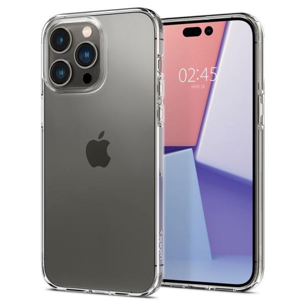 Ochranný kryt Spigen Crystal Flex pro iPhone 14 Pro transparentní